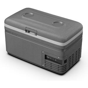 Alpicool MG15 Mini Portable Freezer, 12 Volt Car Refrigerator, 16 Quart Fast Cooling, with 12/24V DC and 100-240V AC for Outdoor, Camping, RV, Truck