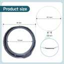 DC64-03788A Washer Door Boot Seal for Samsung Washing Machine, Washer Door door seal Replacement Part with DC64-03788 washer door boot spring clamp and Spring Expansion Tool