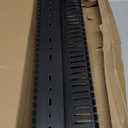 ZhiYo 99in (6X L16.5in) Server Rack Cable Management Raceway, H2.4in x W2in Cable Raceway Kit, Electrically Safe PVC, Open Slot Wire Raceway for Under Desk/Computer/Network Cords (Black)