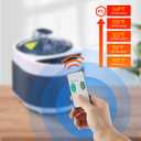 Sauna Steamer, Portable Steam Generator with Remote Control, 4 Liters Stainless Steel Sauna Steamer Pot, Sauna Steam Machine with Timer Display, 1500W Home SPA Fumigation Sauna Steam Machine