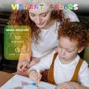 48 Pcs Dustless Chalk Colored twistable Chalk for Blackboard Doodling, Drawing, Writing, Colour Mixture