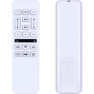 Replacement Remote Control for Richmat HJH55/HJC18 Control Box, Mlily, Bedtech, Mattress Firm 600/3000, iDealBed Custom Comfort Adjustable Bed Base
