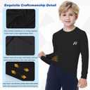 MEETWEE Boys' Boys Rash Guard Long Sleeve Girl UPF 50+ Sun Protection Shirt Swim Shirts Youth SPF Quick Dry Shirt Swimwear Sunsuits