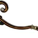 Candle Snuffer, Unique Candle Extinguisher Snuffer, Decorative Candle Extinguisher Metal Candle Tool (White)