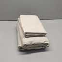 LBRO2M 100% Linen Sheet Set Queen Size, Bed Sheets 4 Piece Sets, Solid Color Natural Flax Bed Sheets Soft Breathable Bedding, 16" Deep Pocket,All Season (Super King, Linen)