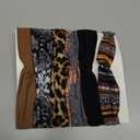 XTREND 6 Pcs Women's Headbands Twisted Cross Elastic Head Bands Yoga Workout Headband Non-Slip Sweat Soft Headbands Solid Color Simple Versatile Hair Accessory Hairbands