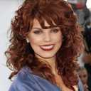 GNIMEGIL Short Curly Wigs for Women Soft Big Curly Auburn Wig with Bangs Afro Kinky Curls Heat Resistant Synthetic Wig for Young Lady Natural Wig