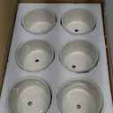 Havawish 6 Pcs Dental Assistant Gift Ceramic Succulent Planter Pots Mini Porcelain Plant Containers Funny Gifts for Dentist Dental Office Home Desk Tooth Decoration, Plants Excluded