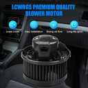 HVAC Blower Motor with Fan Cage Fits for GMC Terrain Chevy Equinox Captiva Sport 2010 2011 2012 2013 2014 2015 2016 2017 AC Heater Blower Motor 700211