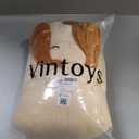 Very Soft Dog Big Hugging Pillow Plush Puppy Stuffed Animals Brown 23.5"