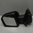 Left Driver Side Mirror Compatible With 2015-2020 Ford F150 With Heated Power Glass Blind Spot Detection Turn Signal Puddle Lights Memory Power Folding Black Without Camera