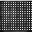 Nexboraque Anti Fatigue Rubber Floor Mats, 24 x 36 Inch Non-Slip Restaurant Mat Door Mat Drainage Mat for Indoor Outdoor Wet Area, Pool Entry, Garden - Black