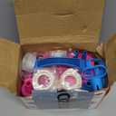 Balloon Pump Electric, 600W Professional Balloon Inflator with 8 Balloon Arch Kits, 2 Modes & Dual Nozzle, Portable Air Pump Ballon Blower Machine for Party Decoration (Rose)