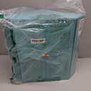 Corner Bread Box for Kitchen Counter Double Layer Bamboo Bread Storage Container Large Capacity Bread Storage Bin Farmhouse Breadbox Organizer (Antique Blue)