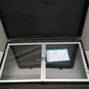 Barber Case 6 Clippers Sliding Tray, Profesional Barbers Briefcase Tool Case, Barber Cases for Clippers and Supplies, Hair Scissors Trimmer Organizer, Salon Hair Grooming Hard Travel Suitcase