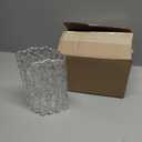 Crystal Wavy Glass Vase - Diamond