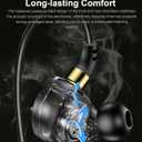 Lightning Earbuds for iPhone, Wired Headphones with Microphone & Volume Control, Noise Isolating Stereo Earphones Compatible with iPhone 14 13 12 11 Pro Max XR SE, Over Ear Earphones for Music Gaming