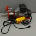 VEVOR Electric Hoist with Remote Control, 1320LBS Electric Winch, 110V Electric Hoist with 14ft Wired Control for Lifting in Factories, Warehouses, Construction Site, Attic