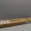 EaseLife 5 FT Sliding Barn Door Track and Handle Hardware Kit,Basic J Pulley,Slide Smoothly Quietly,Easy Install (5FT Track Kit for 24"~30" Wide Single Door), Black