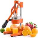 CO-Z Hand Press Juicer Machine, Manual Orange Juicer and Professional Citrus Juicer for Orange Juice Pom Lime Lemon Juice, Commercial Lemon Squeezer, Easy to Clean, Orange