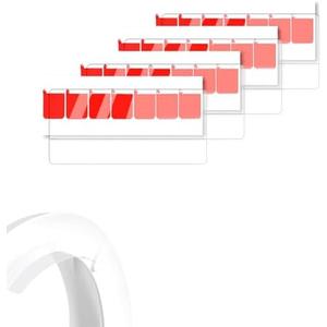 4Pcs Toilet Seat Splash Guard, Pee Shield & Urine Deflector for Boys, Anti-Splash Toilet Guard for Potty Training, Easy-to-Clean Portable Pee Deflector for Bathroom