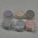 VITEVER [6 Pack] Salad Dressing Container To Go, 2.7 oz Glass Small Condiment with Lids, Dipping Sauce Cups Set, Leakproof Reusable for Lunch Box Work Trip.