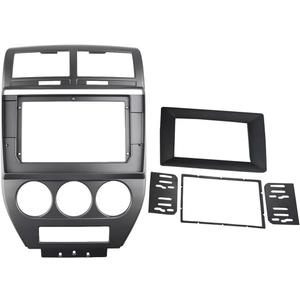 Radio Stereo Bezel for Jeep Compass 2007-2010 Dash Installation Mount Trim Kit Fits 10.1" and 2 Din
