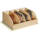 WelFurGeer Birchwood Pot and Pan Organizer with Soft-Close Drawer, Pull Out Cabinet Organizer, Heavy-Duty Slide-Out Storage for Baking Sheets, Cutting Boards, and Kitchen Utensils 26"W X 21"D