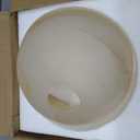 Alabaster Amber Glass Lamp Shade Replacement for Floor Lamp,E26 Base 1-5/8 Inch Fitter 7.4 Diameter, 3.74 Height,Replacement Glass for Wall Lamp, 7-2/5x H3-6/8"