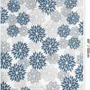 Horaldaily Blue Grey Silver Dahlia Pinnata Flannel Blanket Throw, Spring Summer Winter Floral Soft Fuzzy Plush Cozy Fleece Blanket for Couch Sofa Bed Lounging, Ideal Gifts for Kids Adults Self, 50x60