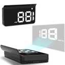 Heads up Display for Cars, Car HUD, GPS Speedometer,Head up Display for Car | USB(5V) Plug & Play,Automatic Brightness Adjustment,Large Font Display,Compatible for Most Cars with USB Ports