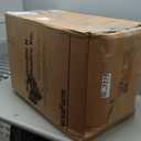 Niubya Dog Stairs for Small Dog and Cats,23H Non-Slip Bottom Pet Steps for High Beds and Couch,Extra Wide High-Density Foam Pet Stairs Grey,5 Steps, 16.5" x 34" x 23"