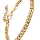 Galis Cuban Link Bracelet for Men - Silver Plated Over Premium Stainless Steel Bracelets, Mens Gifts Ideas, Stylish Men's Jewelry, Gifts for Him 7" Wrist Size & 9mm Thick
