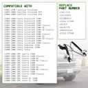 Rear Right Passenger Side Power Window Regulator with Motor Assembly Compatible for 1999-2009 Cadillac Escalade/Chevy Avalanche Silverado Suburban Tahoe/GMC Sierra Yukon XL, Replace 741-579