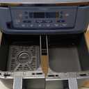 Ninja Foodi Air Fryer w/Smart Cook Thermometer | 6-in-1 Air Fry, Roast, Bake, Dehydrate & More | DualZone Match Cook & Smart Finish, 2 Independent Baskets | XL 10 Qt, Stainless Steel | Grey,DZ550GY