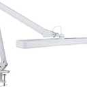 Neatfi XL 2,500 Lumens LED Task Lamp, 22 Inches Wide, 30W, 162 Pcs SMD LED, Eye-Caring, Desk Light with Clamp for Home, Office, and Study Room (Non-CCT, White)