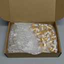 100 Pcs Mini Glass Oil Dropper Bottle Bulk, Clear Essential Small Empty Bottles Sample Containers Perfume Liquid Vials with Cap for Traveling (2 ml,Gold)