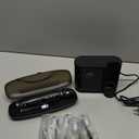 Aquasonic Black Series PRO UV  Ultra-Whitening Electric Toothbrush  5 Modes & Smart Timers  UV Sanitizing Base, Premium Travel Case & 6 Proflex Brush Heads  ADA Accepted (1 Count (Pack of 1))