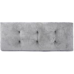 Bench Cushion, Non-Slip Tufted Bench Cushions for Swing, Shoe Storage, Window Seat (36"x14", Grey)