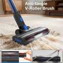 Cordless Vacuum Cleaner, 480W/45Kpa Vacuum Cleaners for Home, Self-Standing Stick Vacuum with LED Display, Anti-Tangle & Wall Mount Charging, 8 in 1 Lightweight Vacuum for Hard Floors Carpet Pet Hair