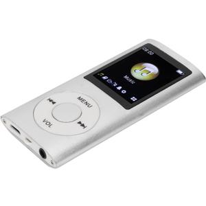 MP3 Player,MP3 Player Stylish Multifunctional Lossless Sound Slim 1.8 Inch LCD Screen Portable MP3 Player (Sliver)