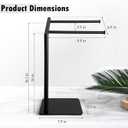 18" Premium Design Hand Towel Holder for Bathroom Towel Racks for Bathroom Freestanding Standing Towel Rack Bathroom Hand Towel Holder Countertop Towel Stand