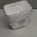 4 Piece Kitchen Cabinet Door Storage Box,Self Adhesive Wall Mounted Storage Box,Wardrobe/Bathroom/Refrigerator Small Items Organizer