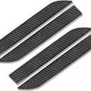 Door Handle Sills Protection Kit 4K Glossy Real Carbon Fiber Cover Compatible with Model X (4 Pieces Set)