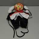 NACOCO Dog Halloween Waiter Costume - Pet Pizza Outfit Cute Funny Cosplay Clothes Apparel with Pizza Party Holiday for Small Medium and Large Dogs Cats(Black, S)