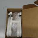 FYY Over The Door Hooks - 2 Pack Heavy Duty Dual-Hook Organizer Hanger with Non-Slip Rubber for Towels, Clothes, Hats & Bags Use in Bathroom, Bedroom, Kitchen - Fits Interior Doors Up to 1 3/8" White