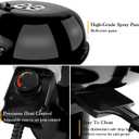 Electric BBQ Grill Techwood 15-Serving Indoor/Outdoor Electric Grill for Indoor & Outdoor Use, Double Layer Design, Portable Removable Stand Grill, 1600W (Stand Black BBQ Grills)