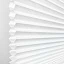 DEZ FURNISHINGS Cordless 1.5" Light Filtering Top Down Bottom Up Cellular Shade, 23.5" W x 48" H, White
