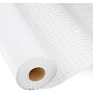 12'' x 42Ft Glossy White Permanent Vinyl Roll - Permanent Adhesive Vinyl Roll for Silhouette, Cameo Cutters, Signs, Craft Die Cutters, Home Decor,