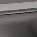 ZSTARR PVC Light Gap Blockers for Window Shades White 58'' 2pcs